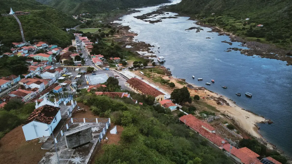 Vista da cidade de Piranhas, Alagoas