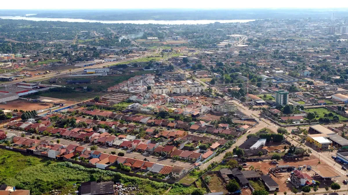 Vista da cidade de Porto Velho, Rondônia