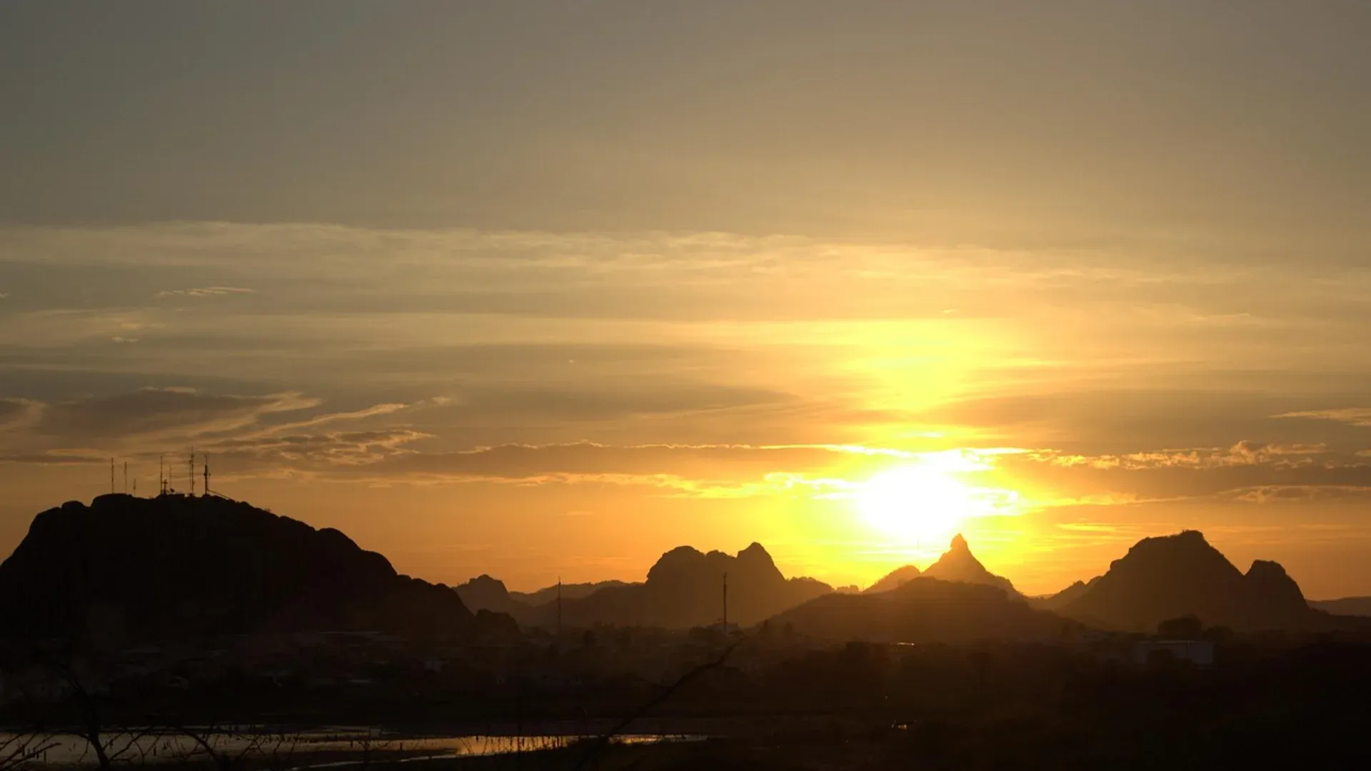 Vista da cidade de Quixadá, Ceará