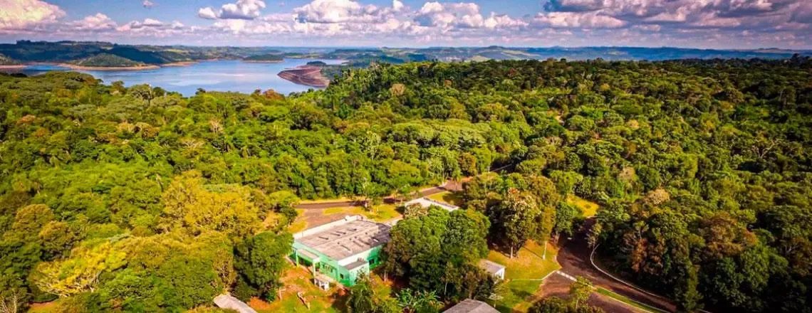 Vista da cidade de Rio Bonito do Iguaçu, Paraná