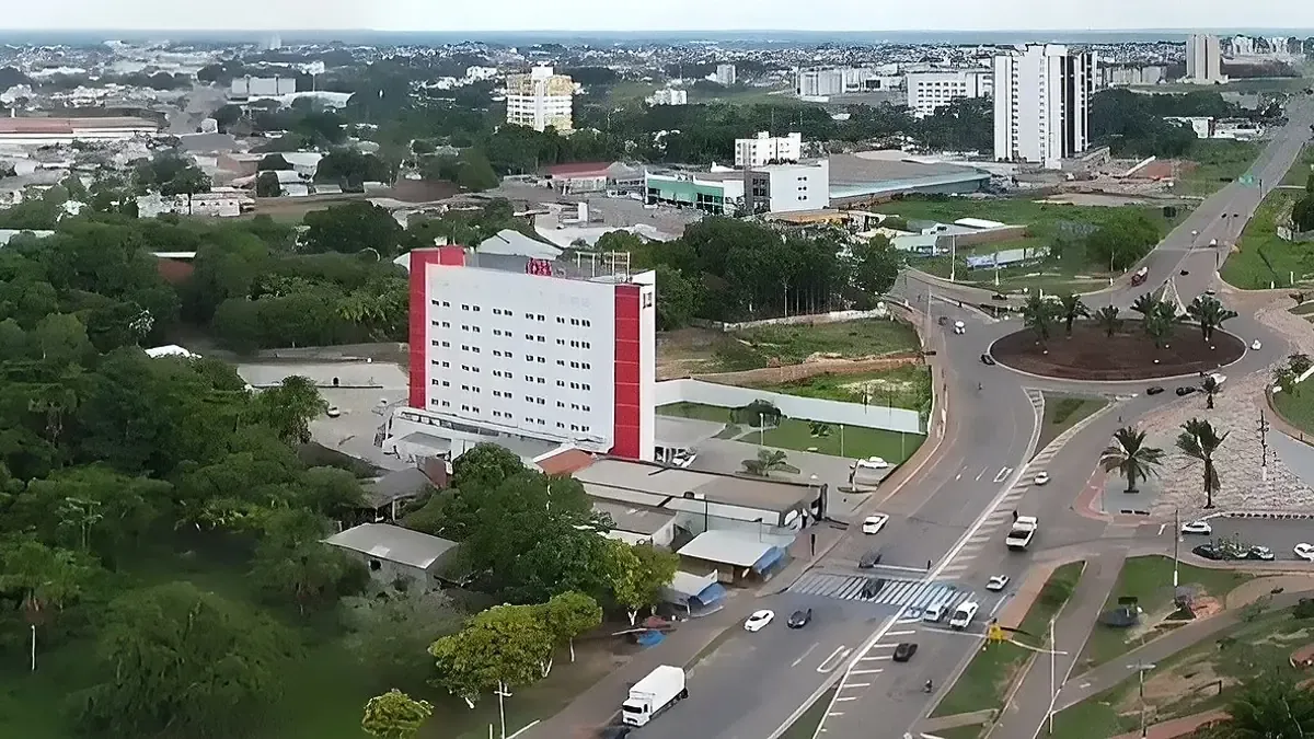 Vista da cidade de Rio Branco, Acre