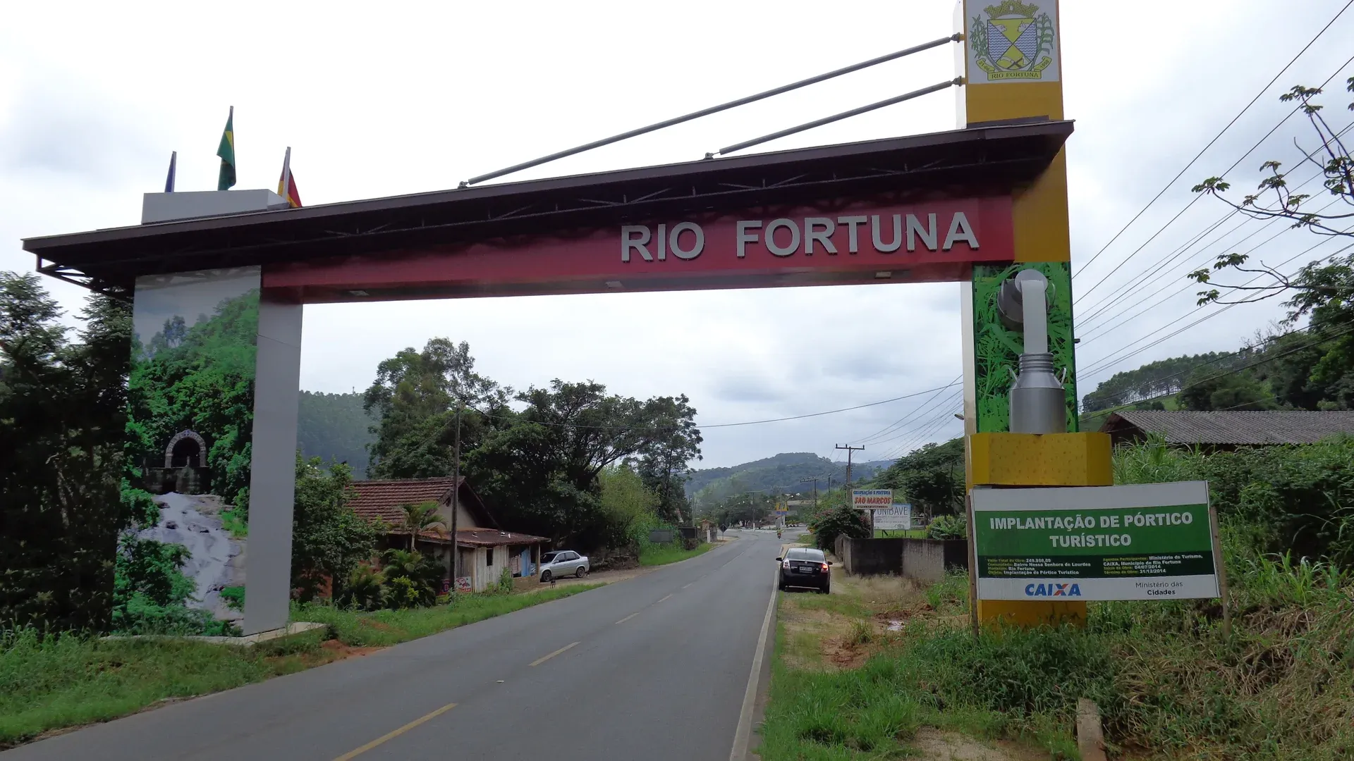 Rio Fortuna - Santa Catarina Vista da cidade de Rio Fortuna, Santa Catarina