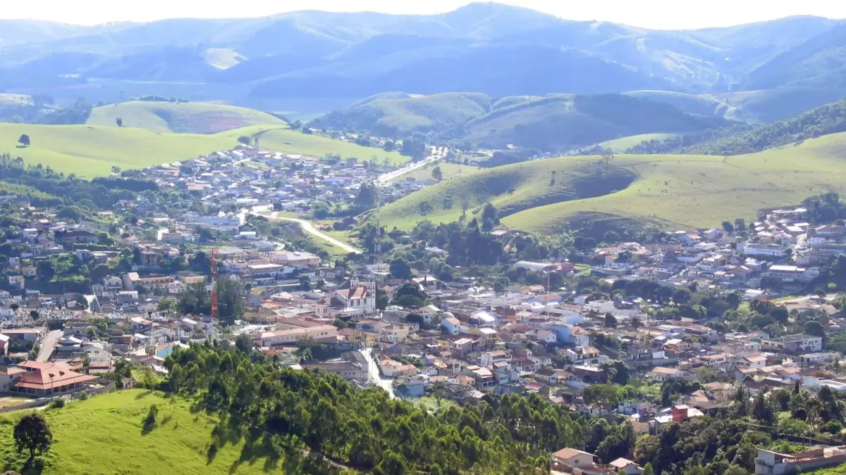 Vista da cidade de Salesópolis, São Paulo