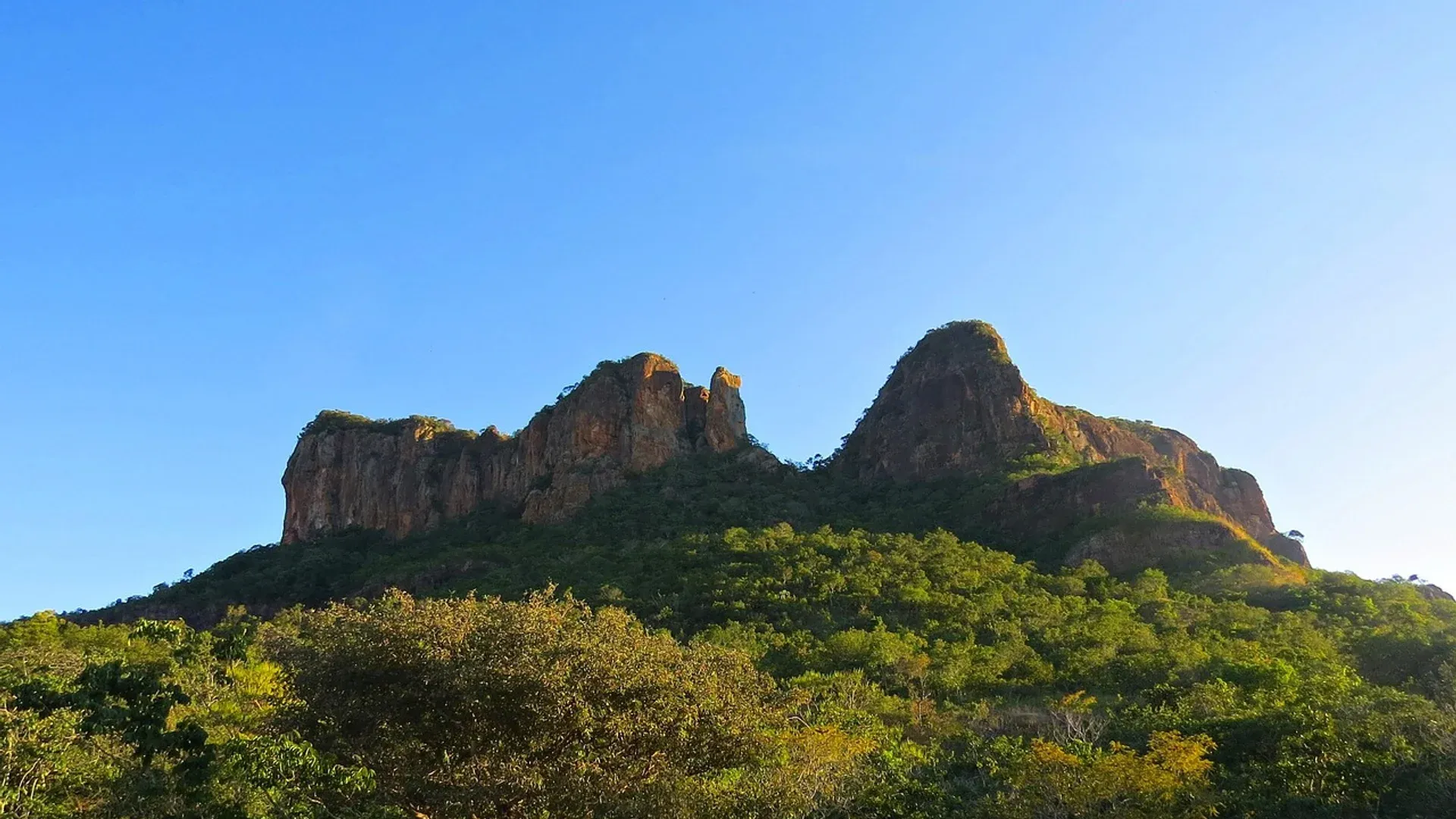 Vista da cidade de Santa Helena de Goiás, Goiás