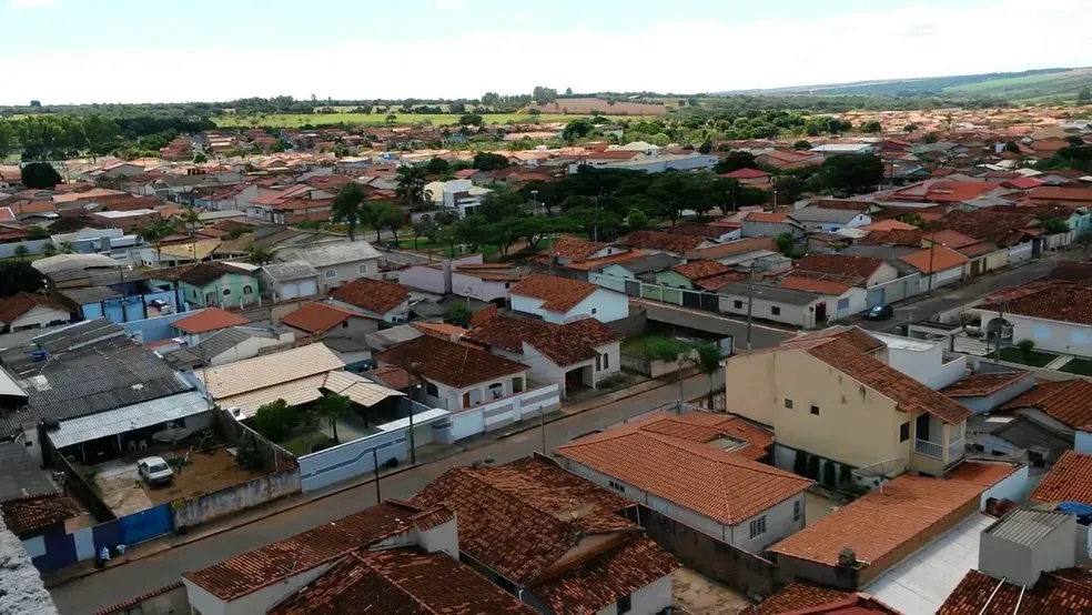 Vista da cidade de Santa Juliana, Minas Gerais