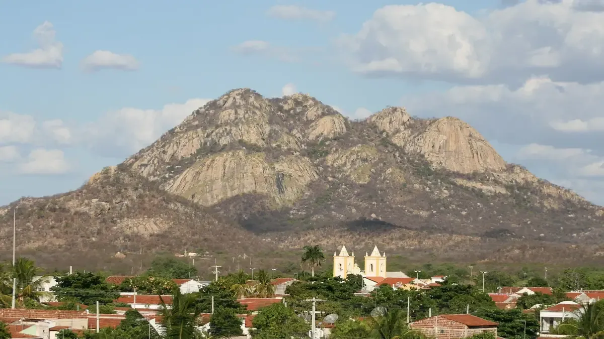 Vista da cidade de São João do Sabugi, Rio Grande do Norte