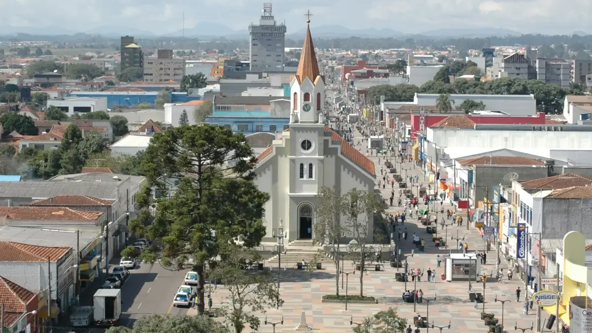 Vista da cidade de São José dos Pinhais, Paraná