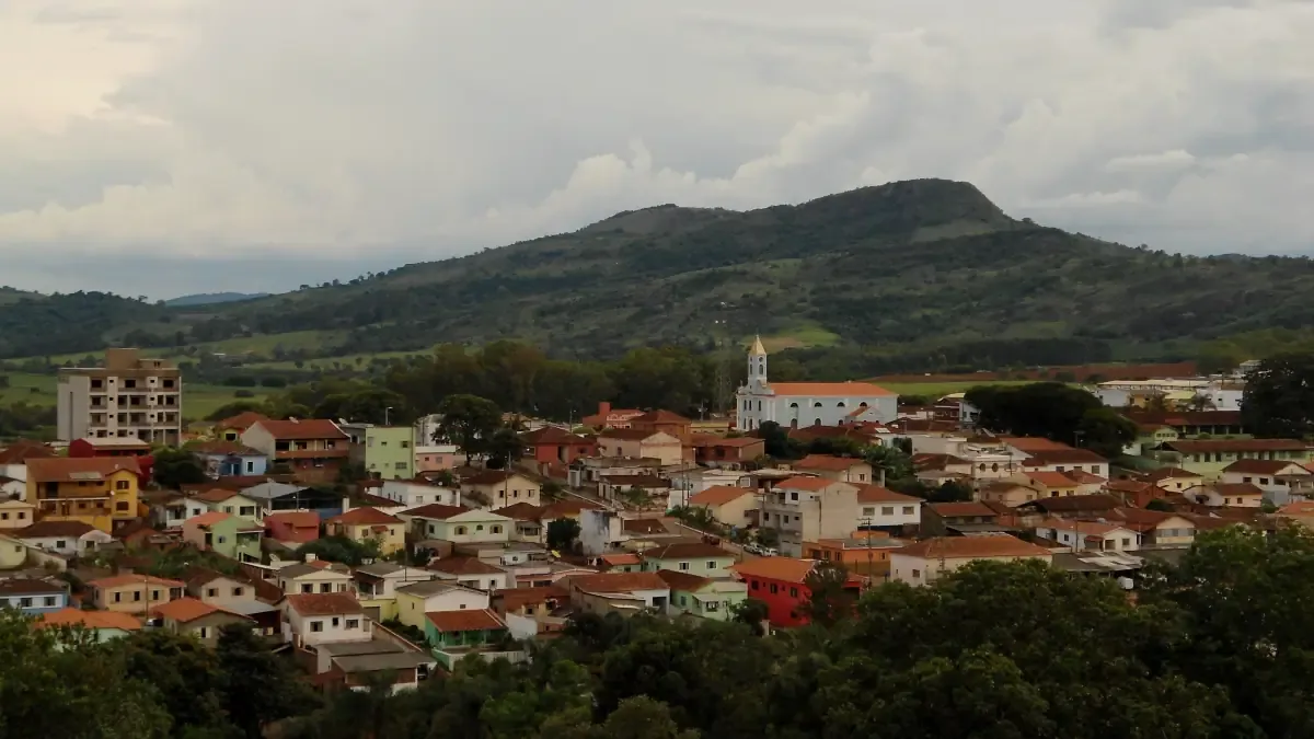 Vista da cidade de Serrania, Minas Gerais