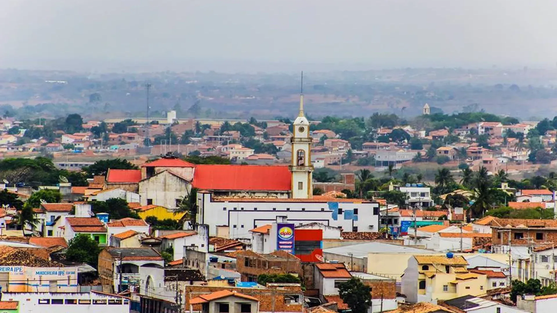 Vista da cidade de Serrinha, Bahia