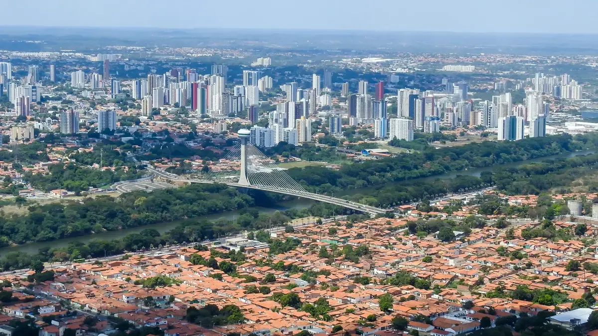 Vista da cidade de Teresina, Piauí