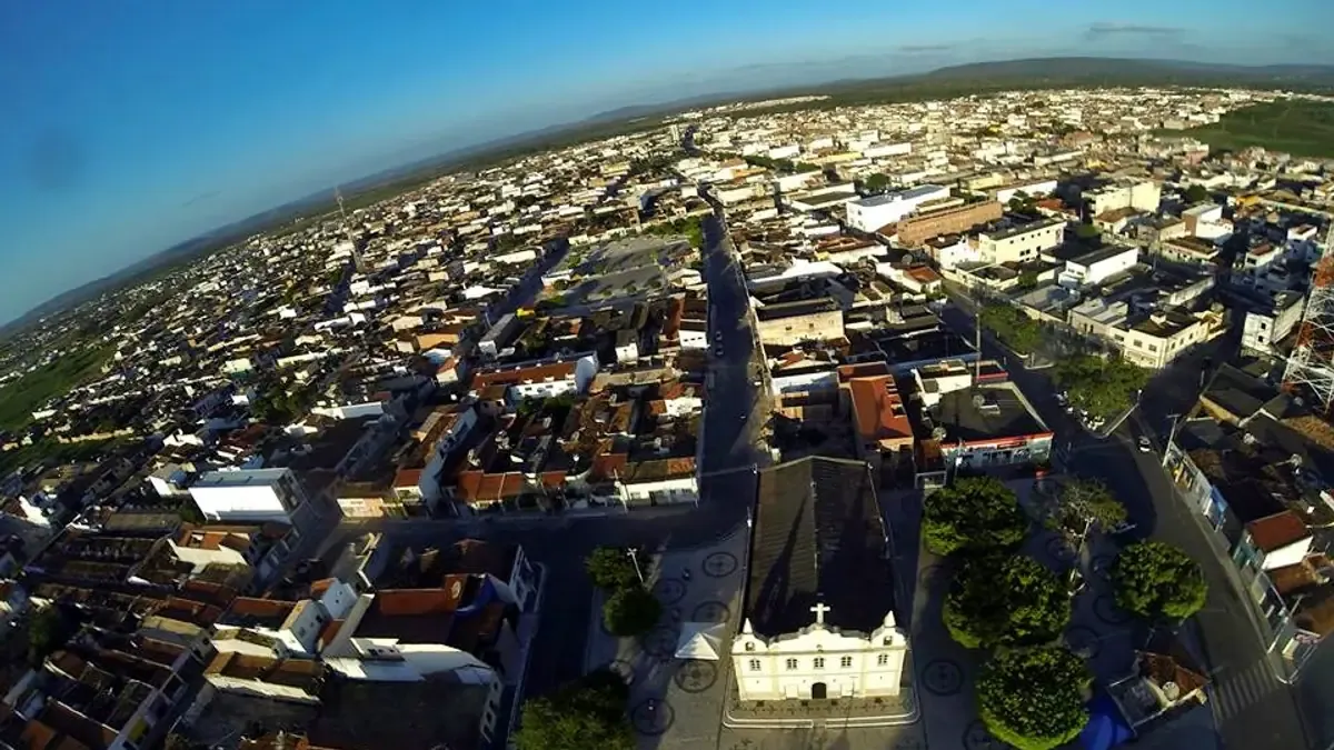 Vista da cidade de Tobias Barreto, Sergipe
