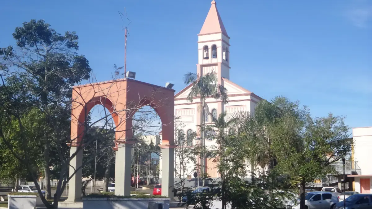 Vista da cidade de Treviso, Santa Catarina