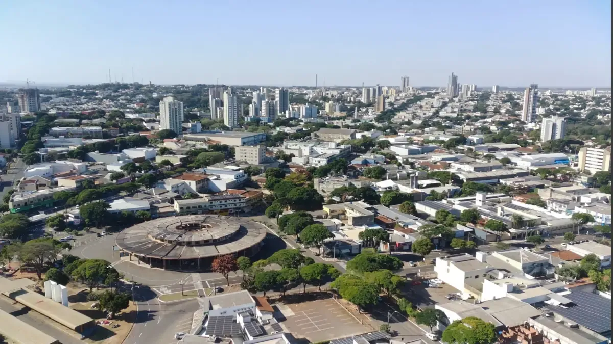 Vista da cidade de Umuarama, Paraná