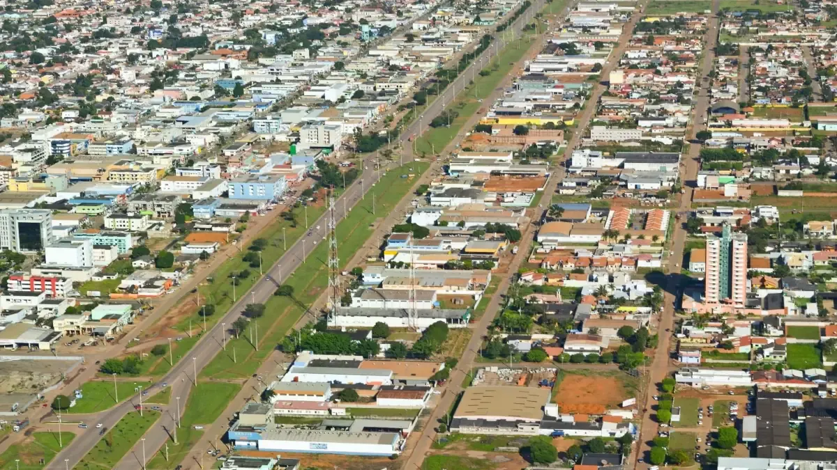 Vilhena - Rondônia Vista da cidade de Vilhena, Rondônia