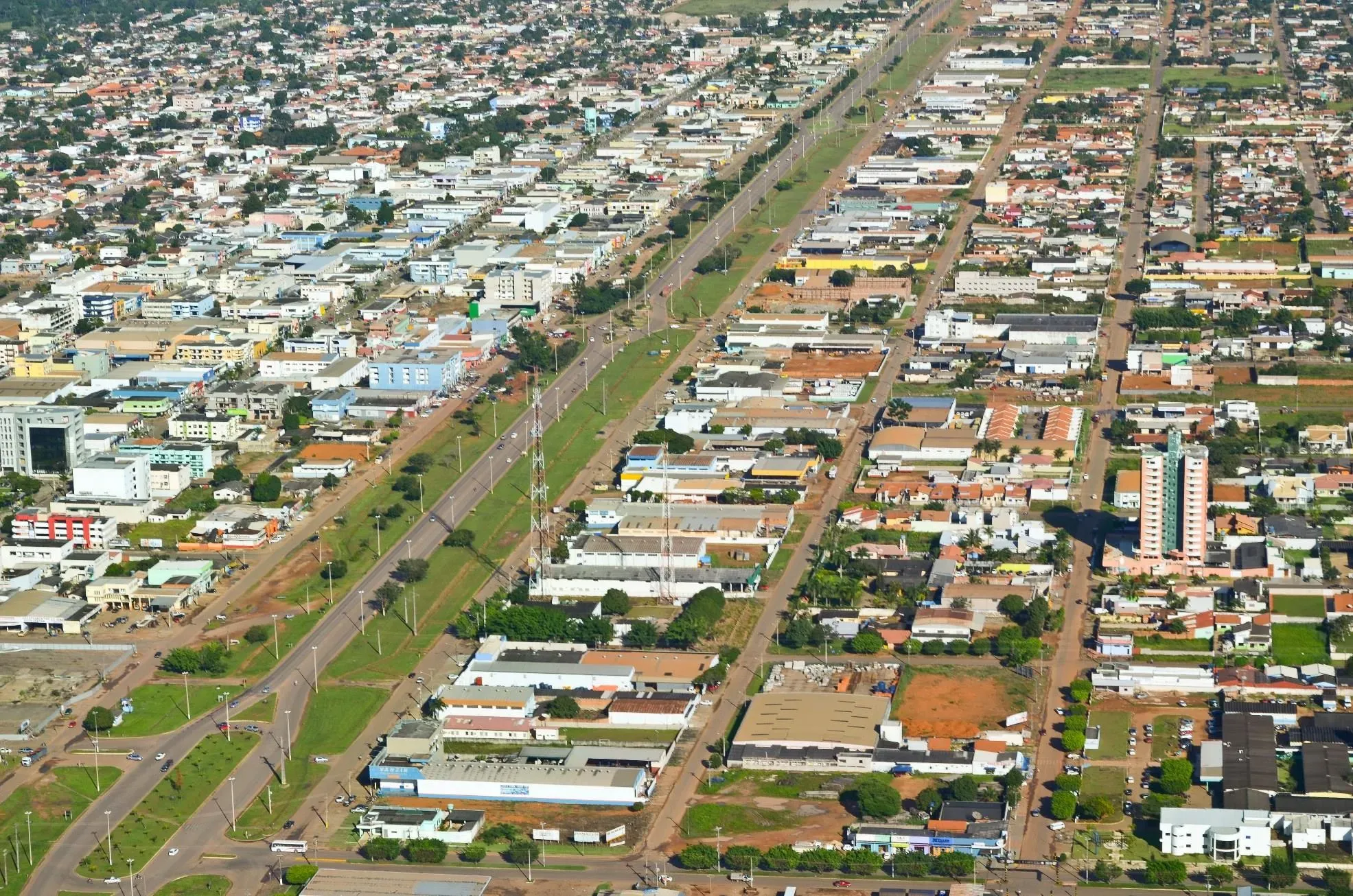 Vista da cidade de Vilhena, Rondônia