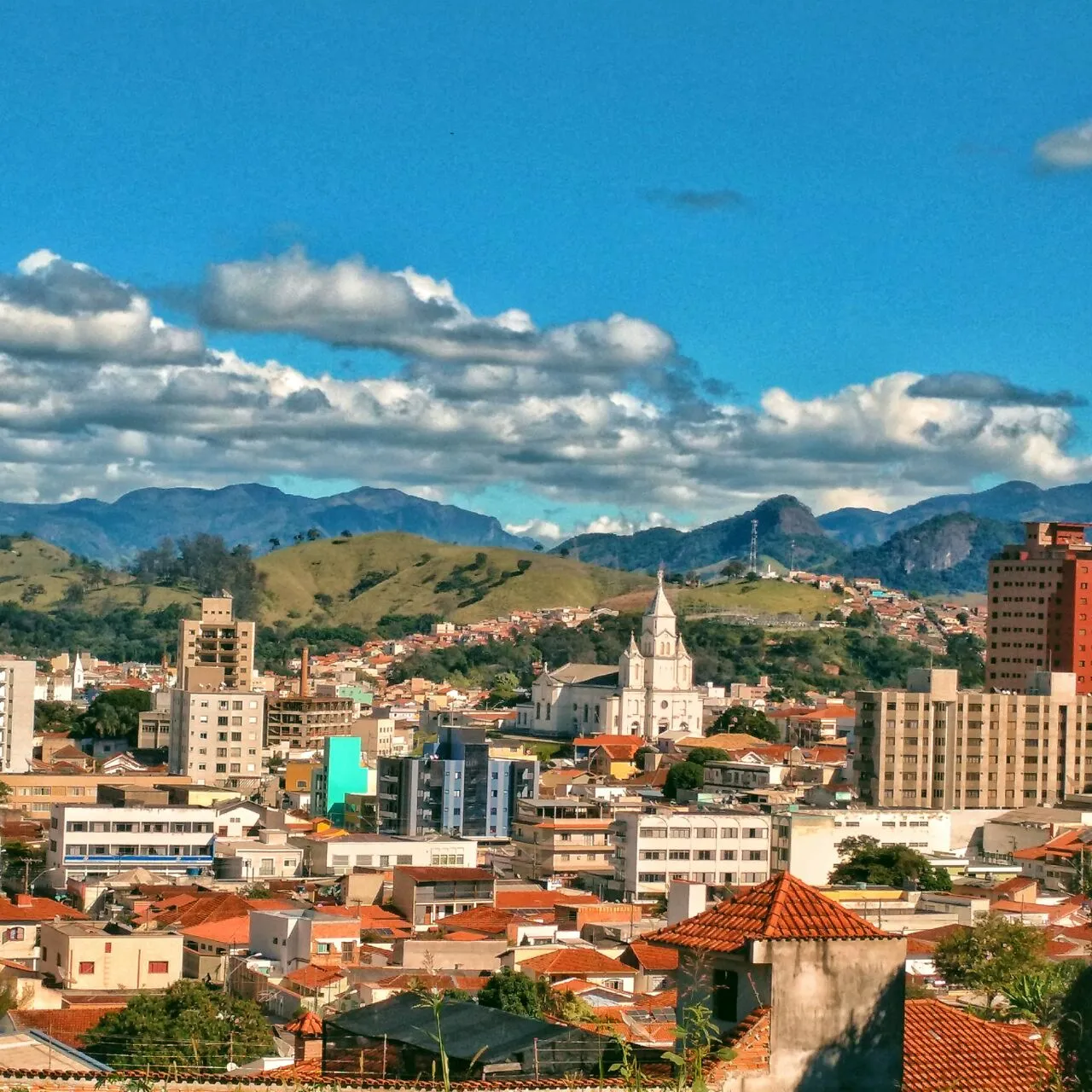 Vista da cidade de Itajubá, Minas Gerais