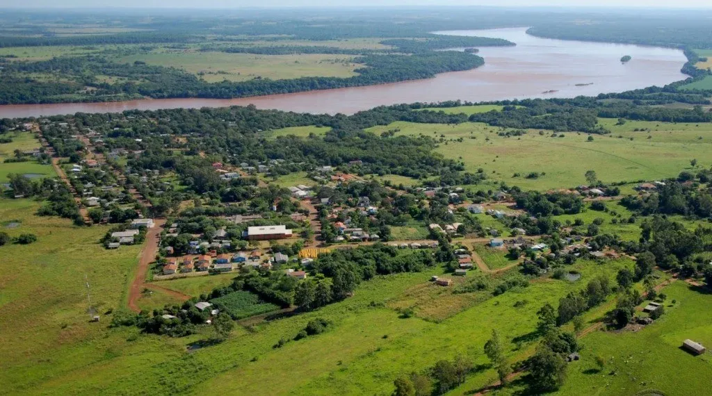 Garruchos - Rio Grande do Sul Vista da cidade de Garruchos, Rio Grande do Sul