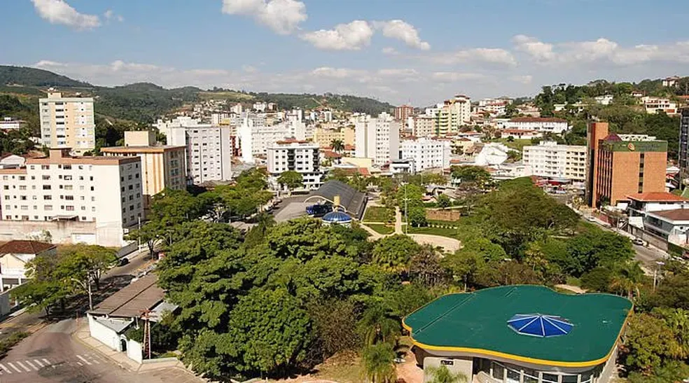 Vista da cidade de Serra Negra, São Paulo