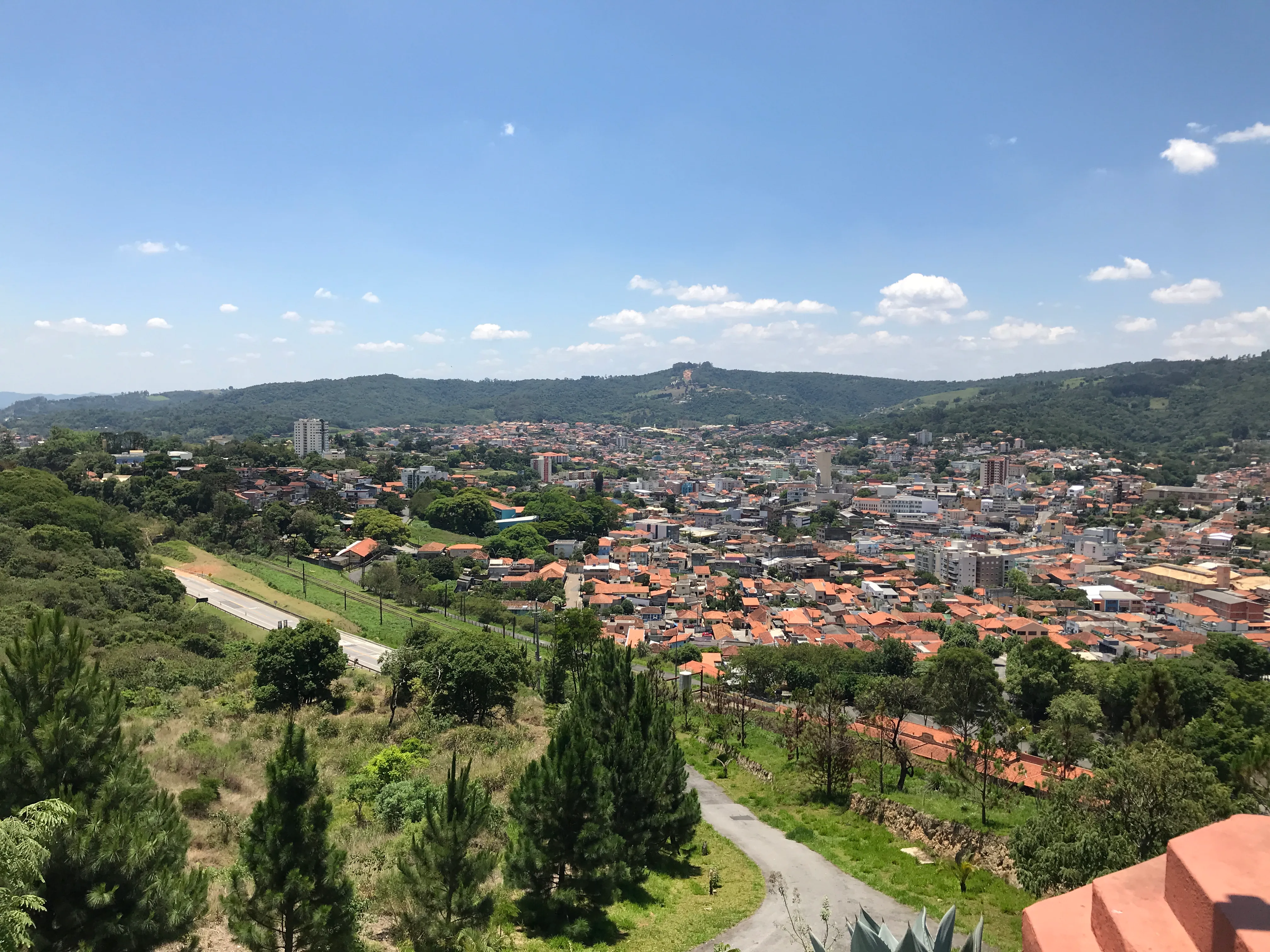 Vista da cidade de São Roque, São Paulo