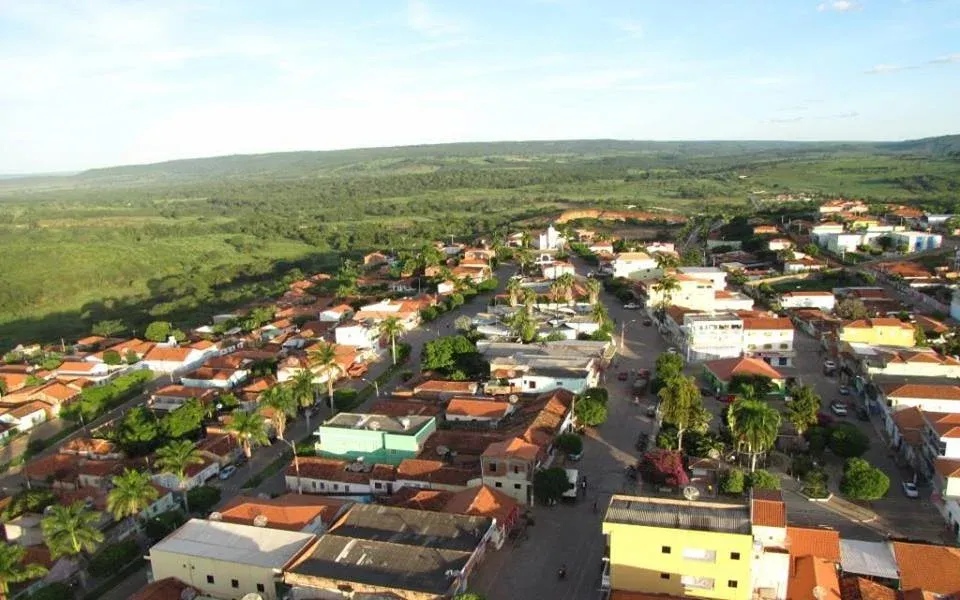 Vista da cidade de Jaborandi, Bahia